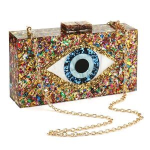 Eye Galaxy Acrylic Purse 